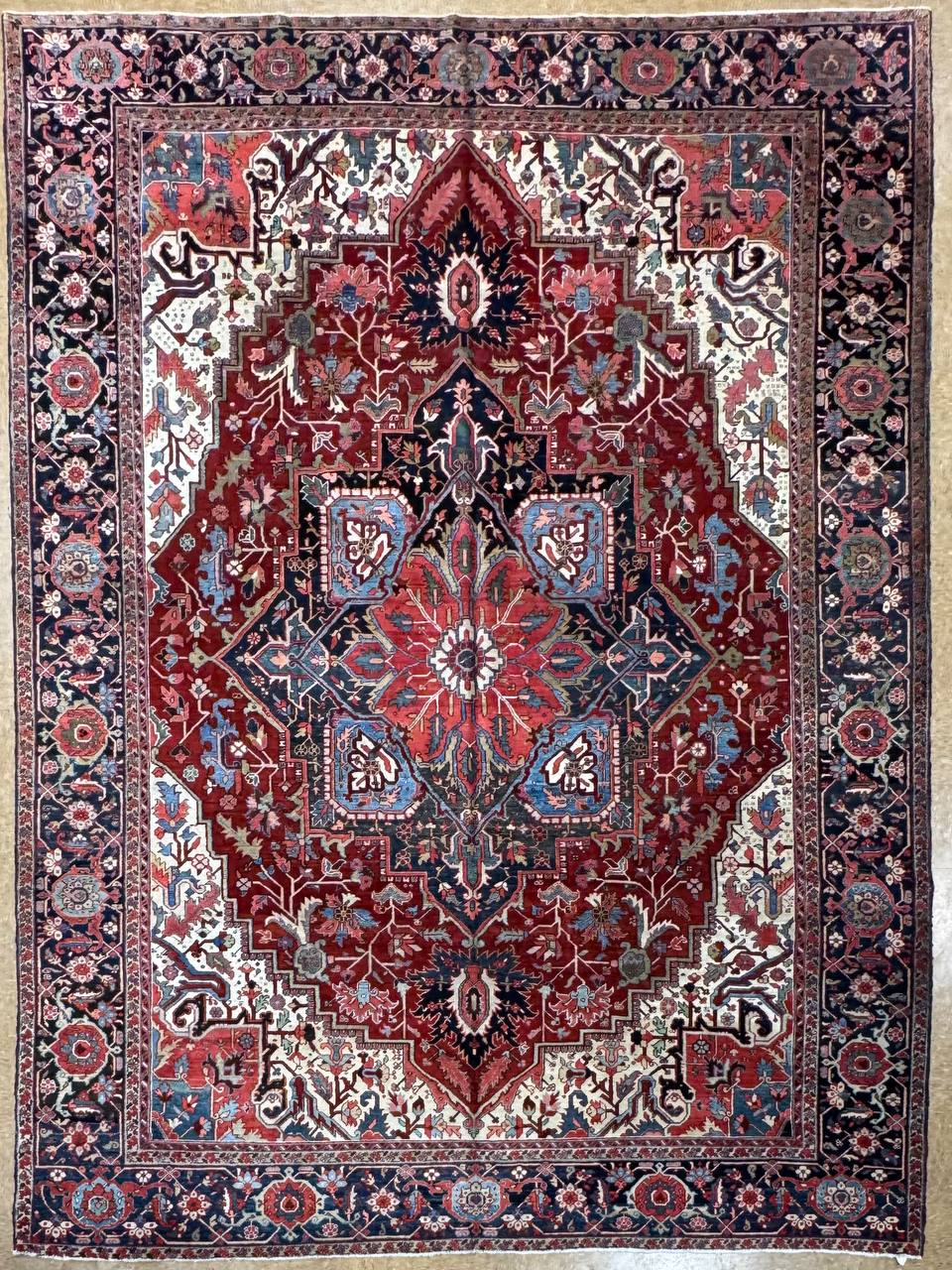 Antique Serapi Rug