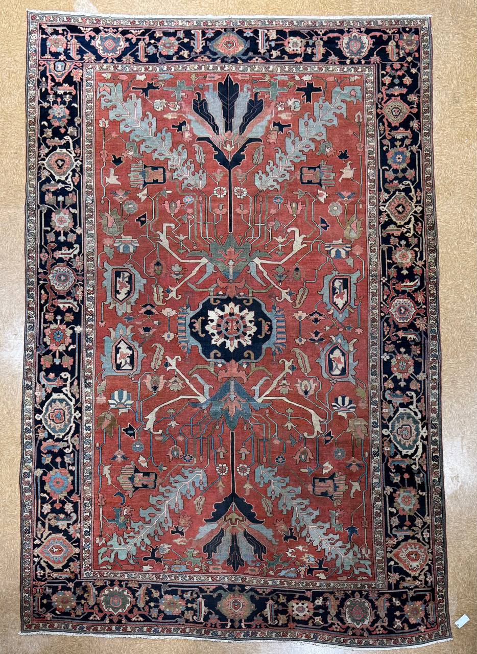 Antique Serapi Rug