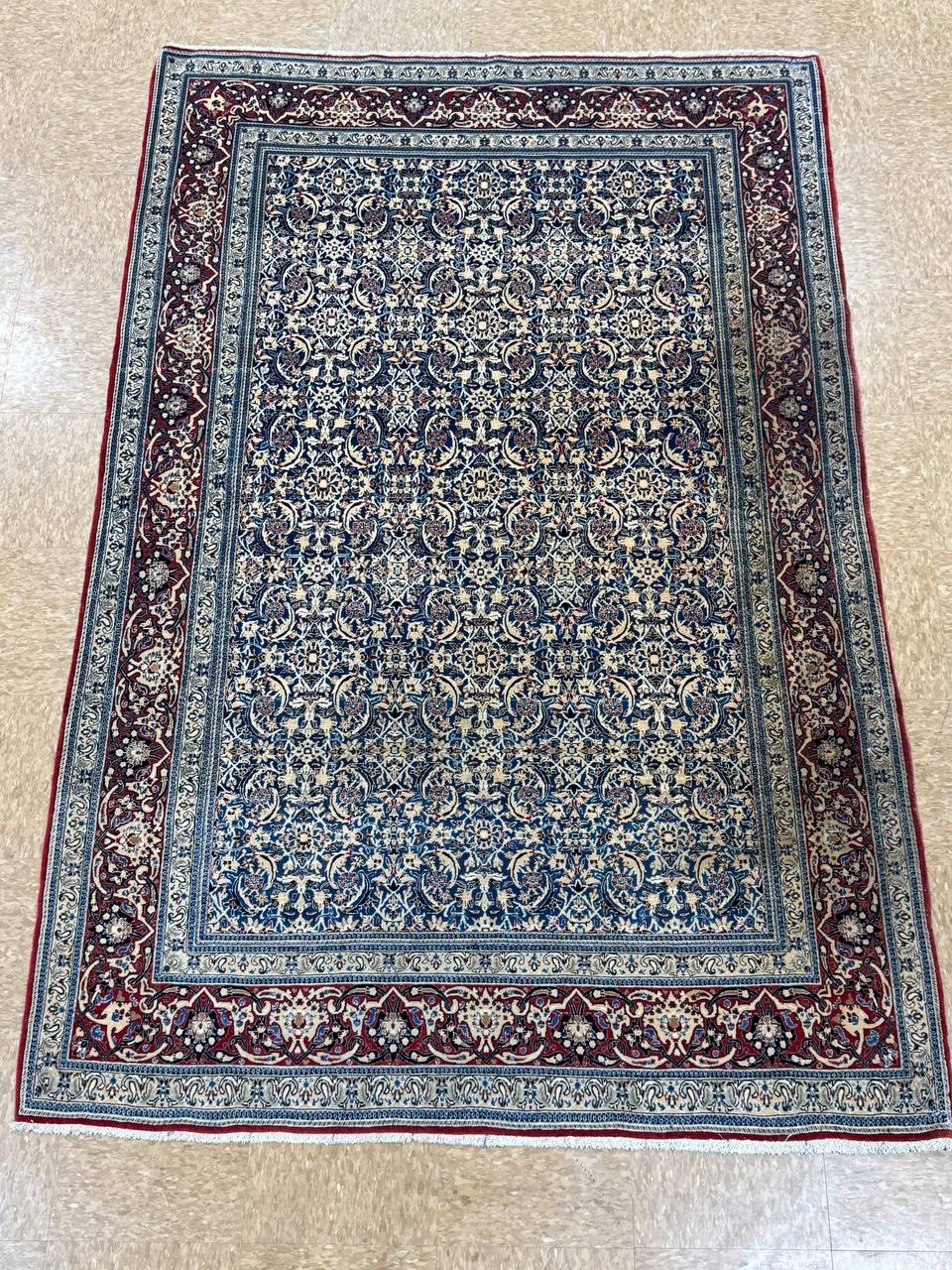 Antique Nain Tudeshk Rug