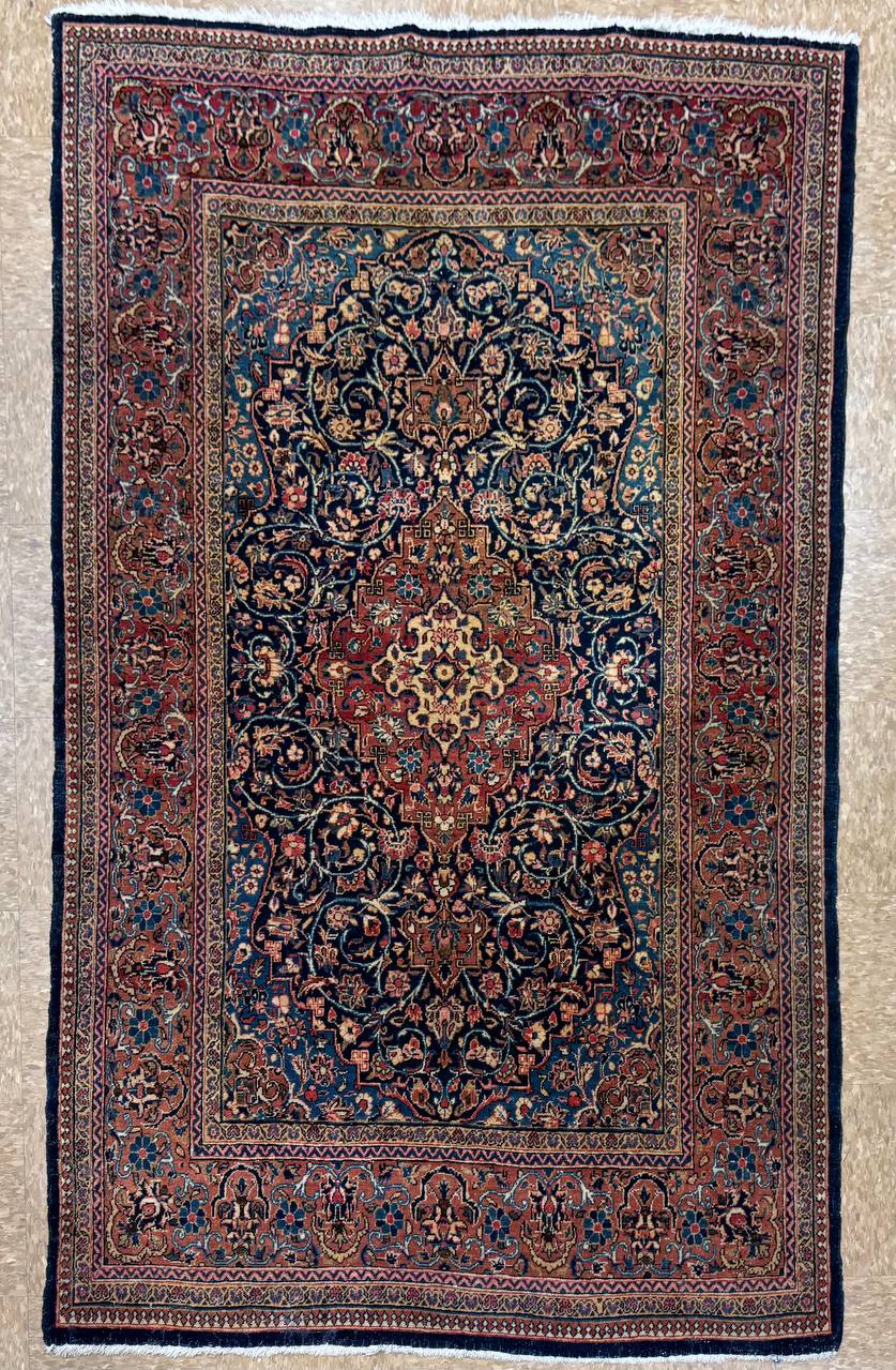 Antique Kashan Rug