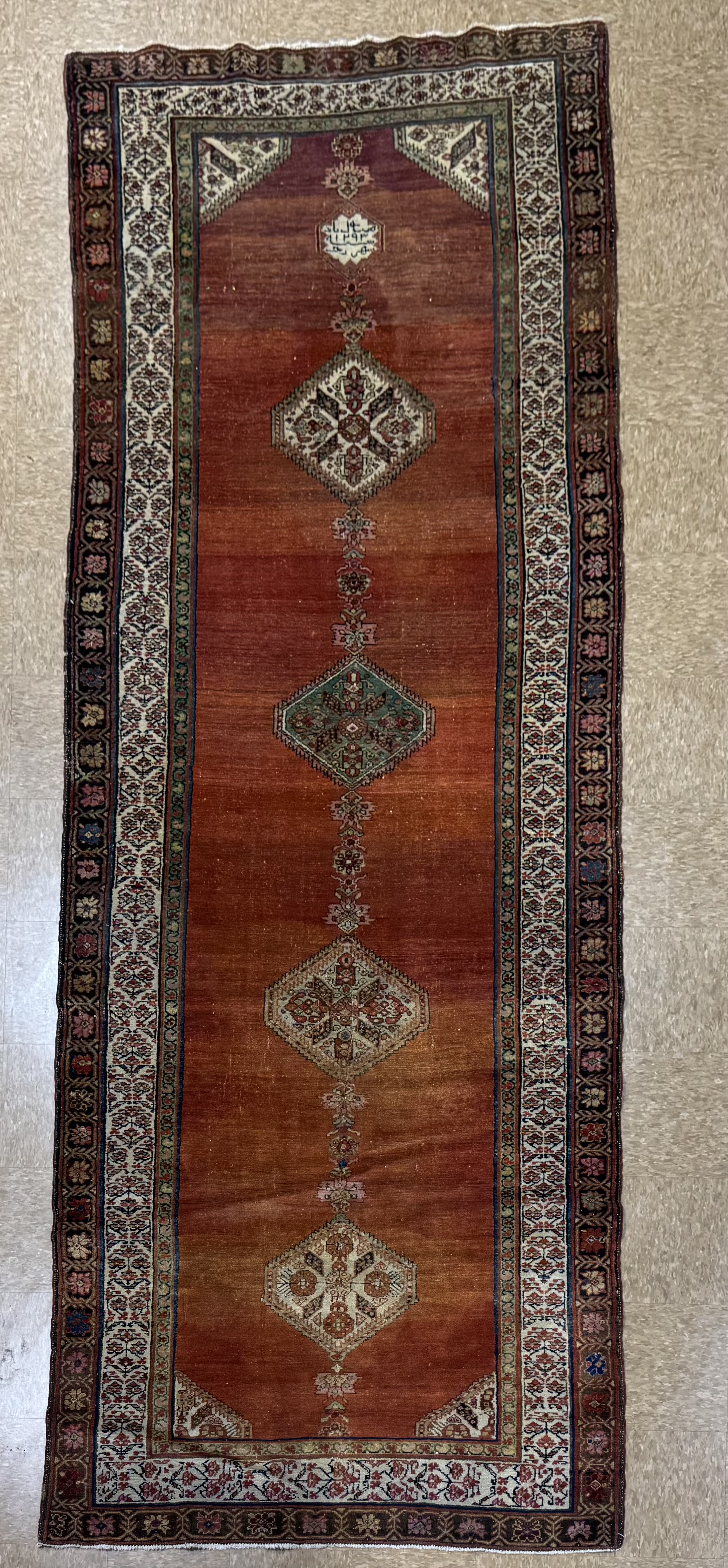 Antique Northwest Persian Runner – Signed & Dated 1293