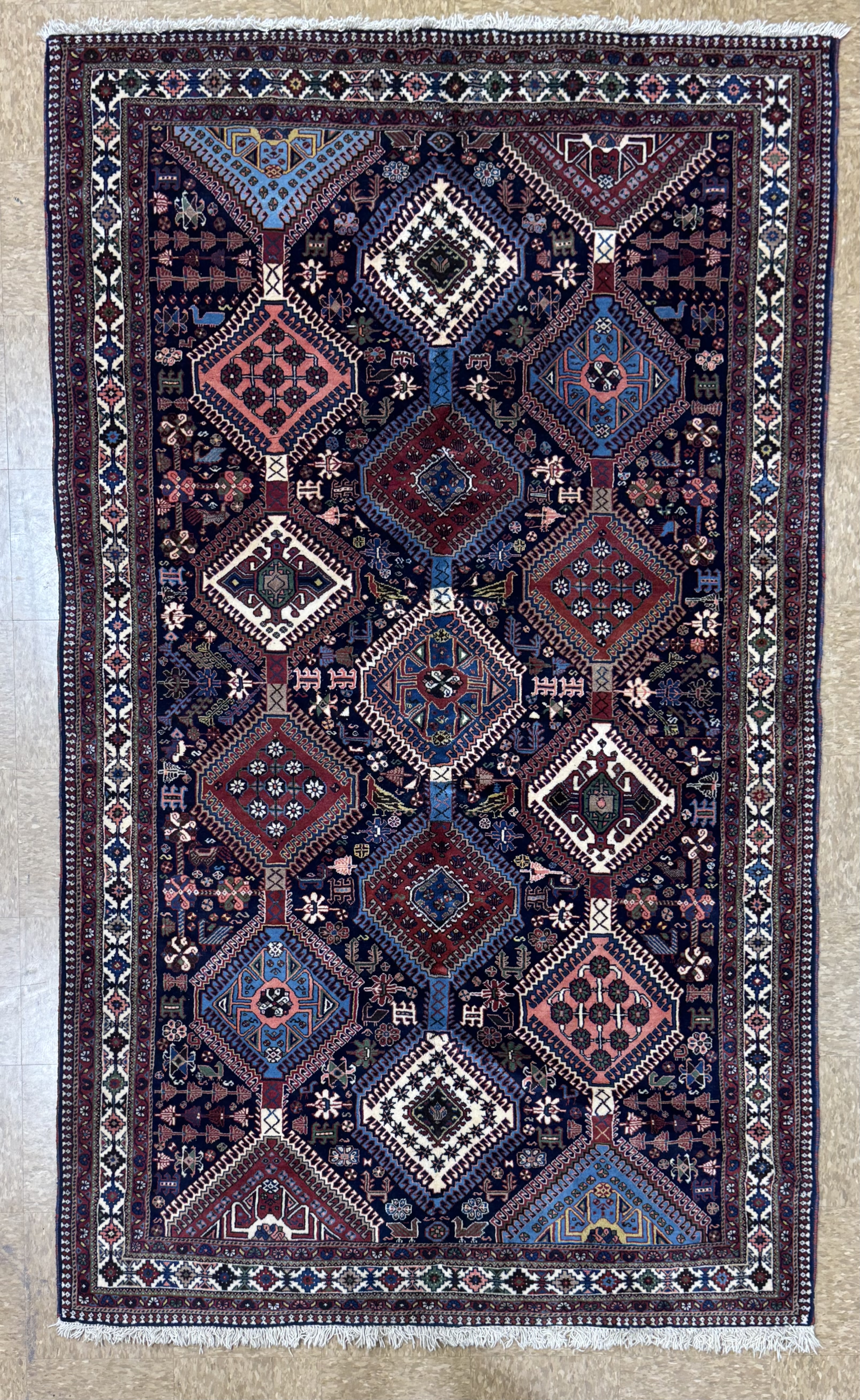 Vintage Persian Shiraz Rug