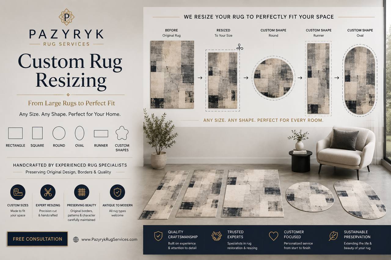 Custom Rug Resizing & Shape Modification